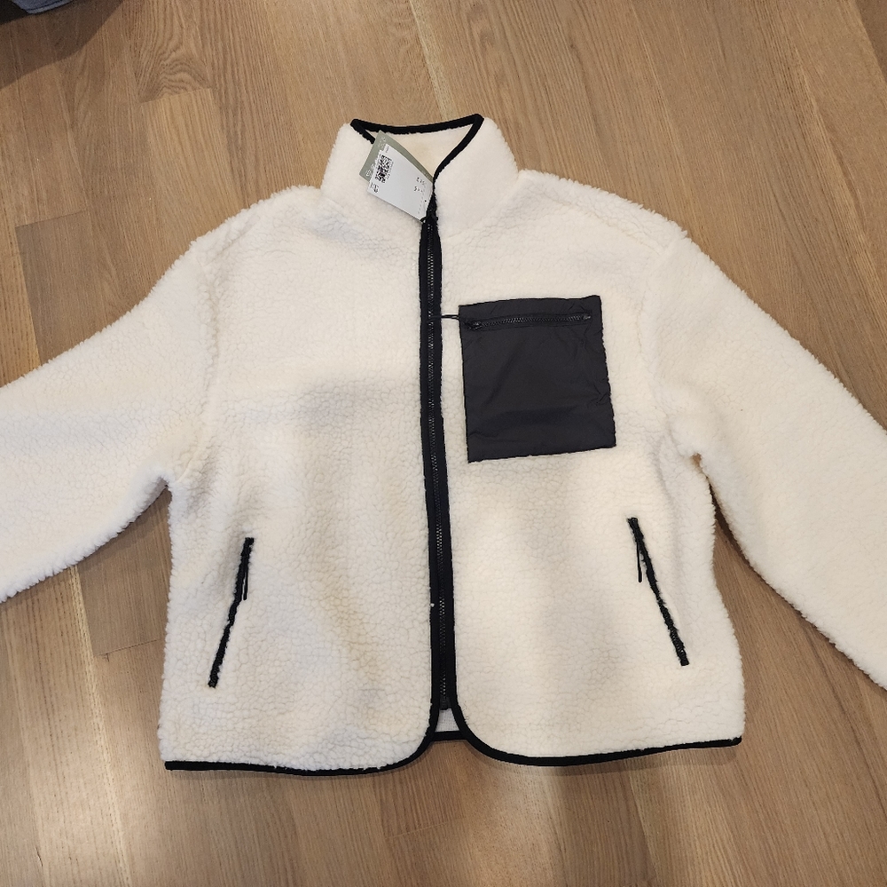 H&M teddy fleece jacket
